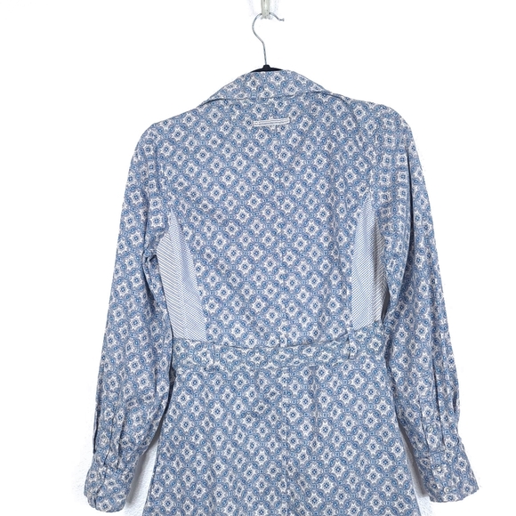 JOHNNY WAS 3J Workshop Paisley Mixed Print Cottagecore Mini Dress - Picture 10 of 15